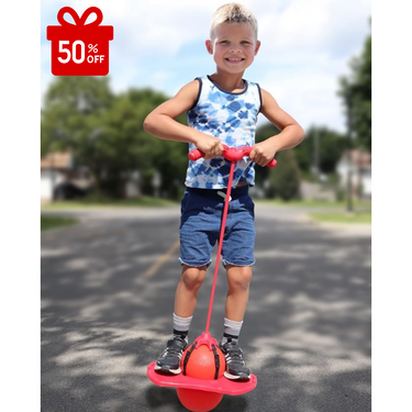 Hop & Spin-bal | Buitenspeelgoed 4 jaar, antislip, max 100 kg – Actief plezier voor onvergetelijke zomerdagen 0